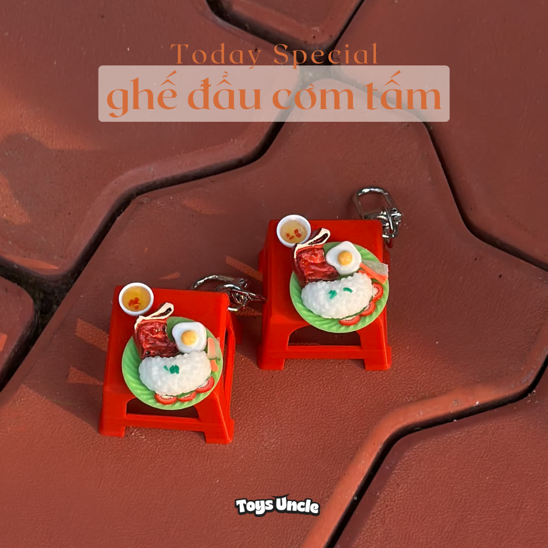 Móc khóa ghế đẩu phở Toys&nbsp;Uncle